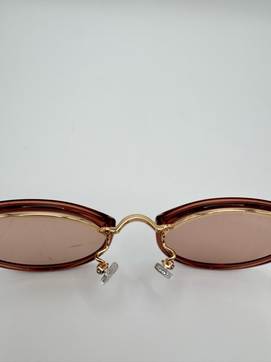 Kaneko Optical Lazy Red Round Glasses Pink Lens Gold Bridge Japan main image 7